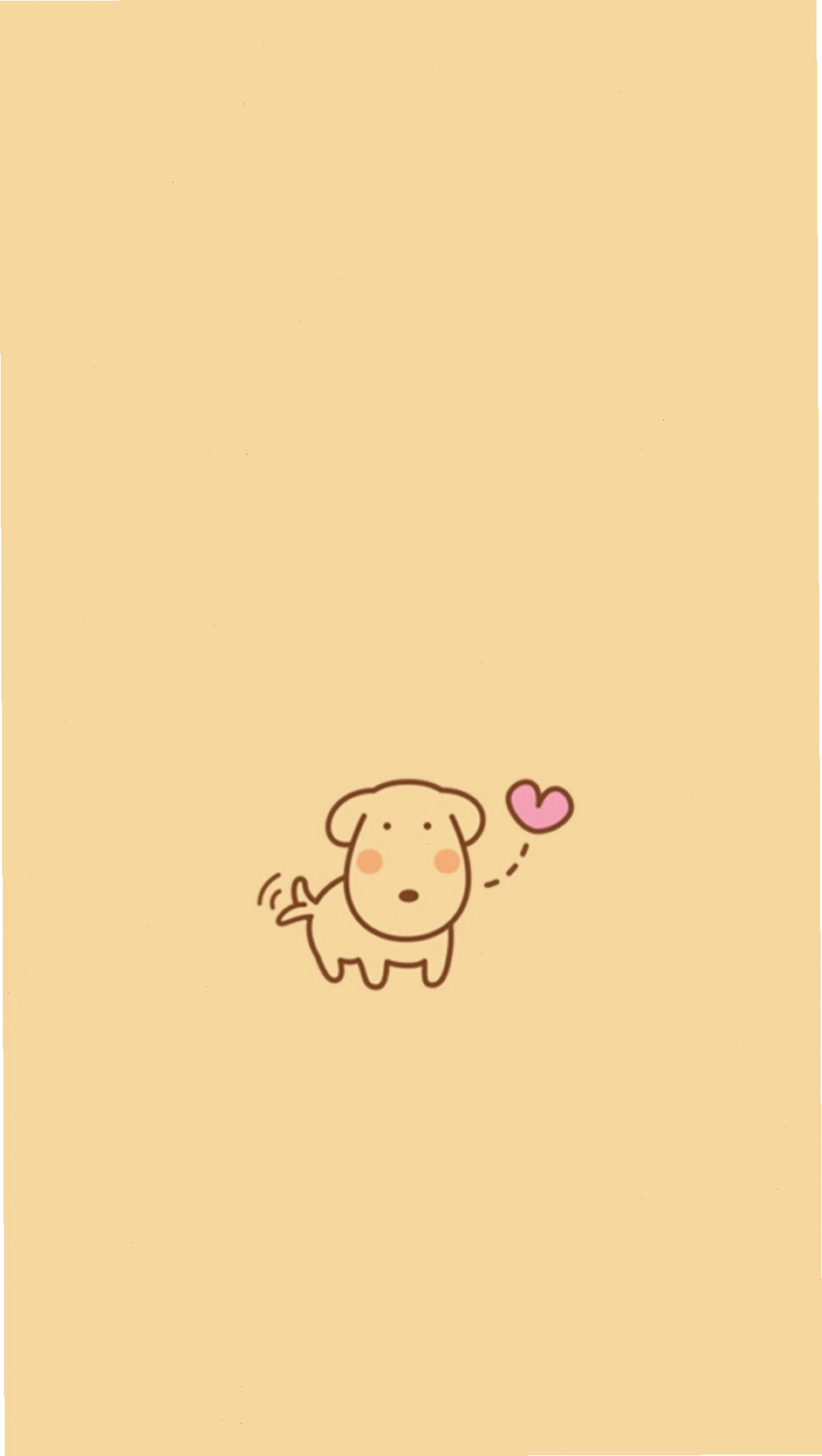 Hình nền máy tính màu vàng cute với chủ đề thiên nhiên