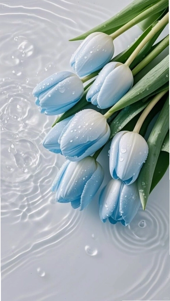 Hình nền máy tính với một bông hoa tulip tím