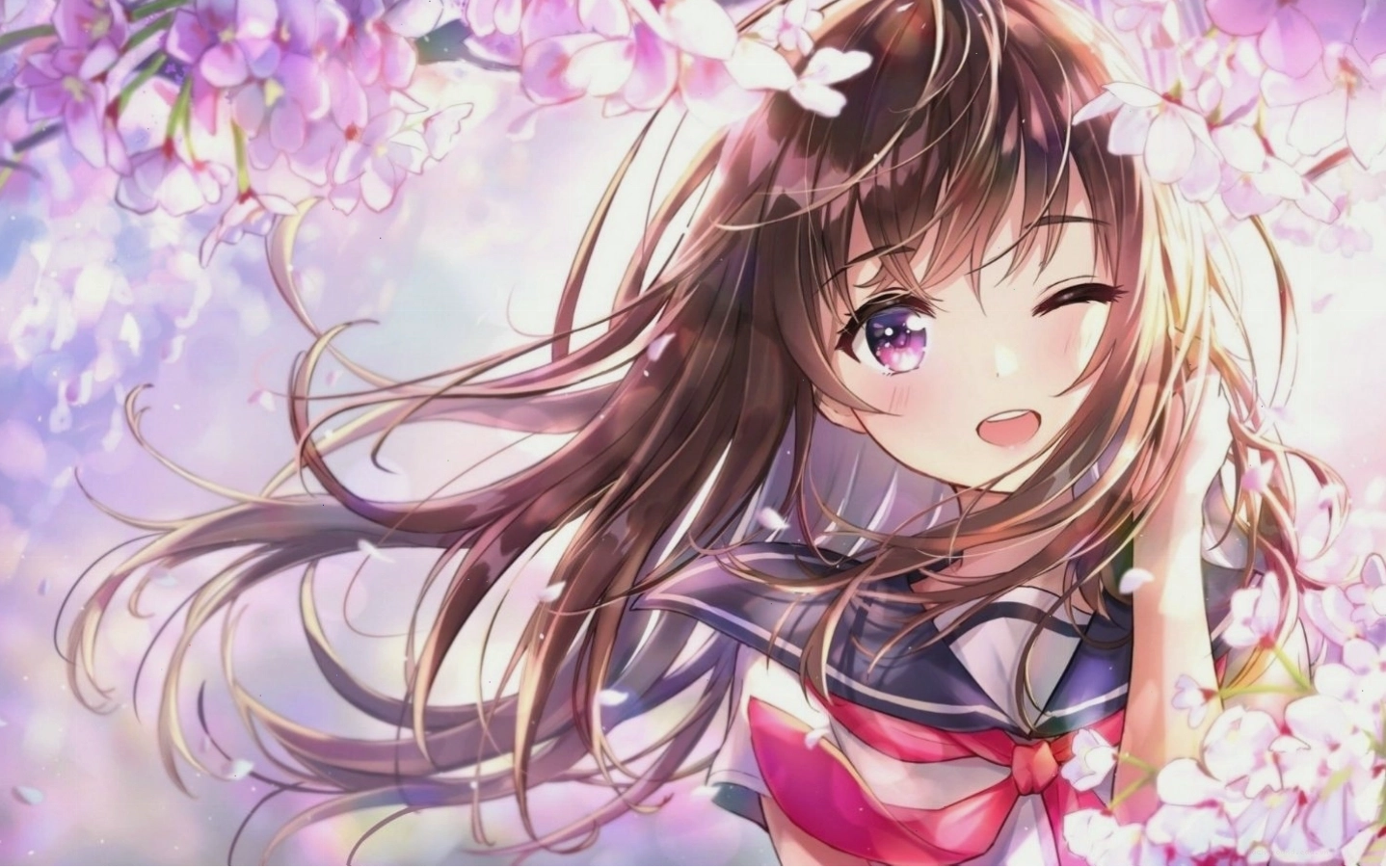 Hình nền nhân vật anime nữ cực đáng yêu