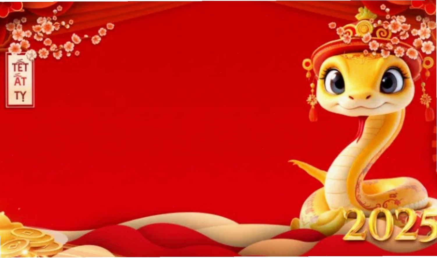 Hình nền rắn chibi hoạt hình màu sắc tươi sáng