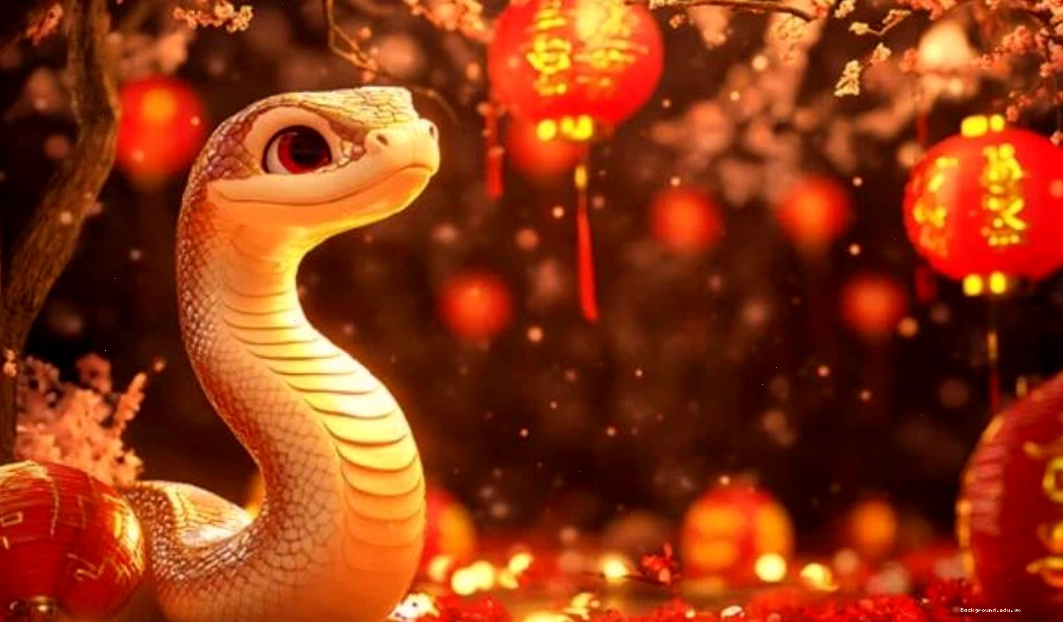 Hình nền rắn vàng