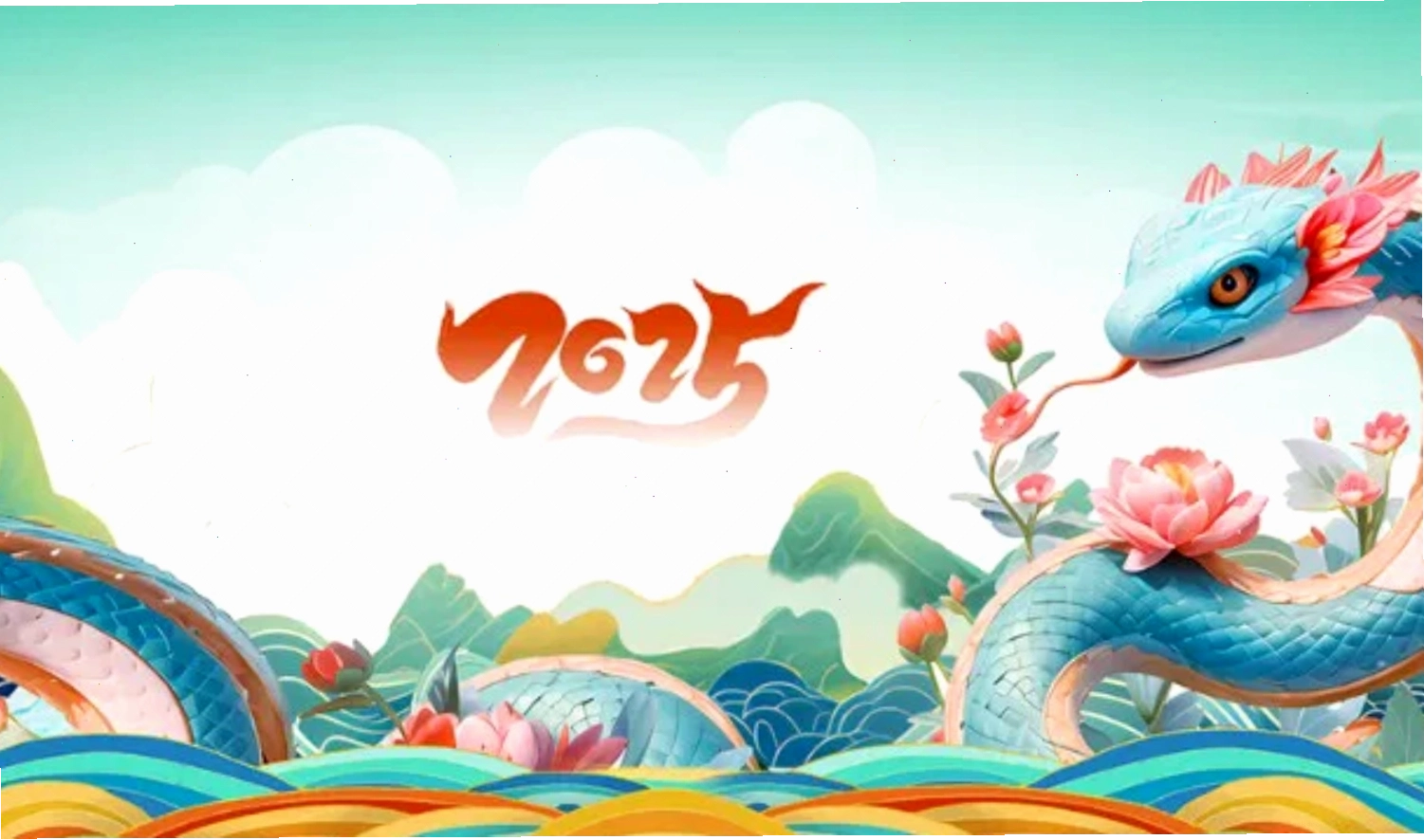 Hình nền rắn xanh lục đầy sức sống