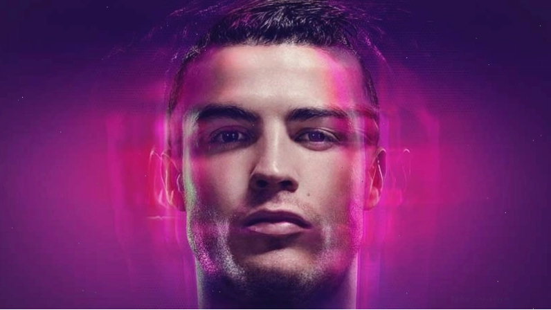 Hình nền Ronaldo đẹp trai với ánh mắt sắc sảo