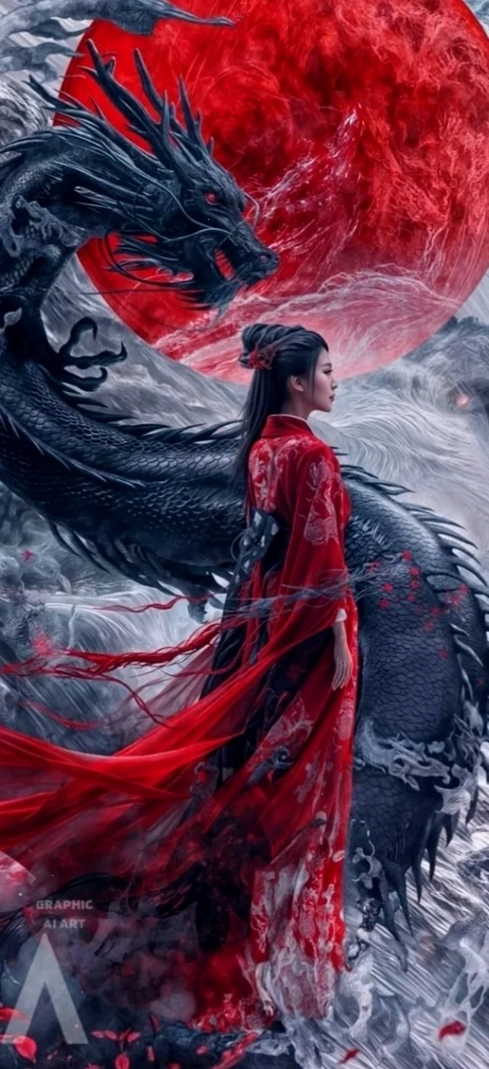 Hình nền rồng 3D với phong cách chiến đấu