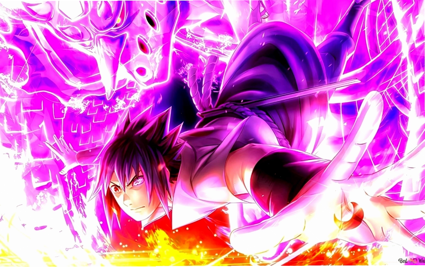 Hình nền Sasuke trong phiên bản mạnh nhất