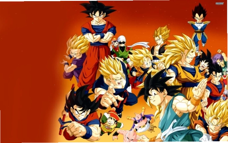 Hình nền Songoku 2K nền đỏ