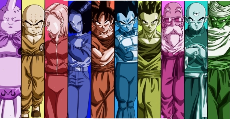Hình nền Songoku 2K nhiều màu