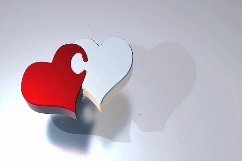 Hình nền trái tim 3D đen bí ẩn và đầy cuốn hút