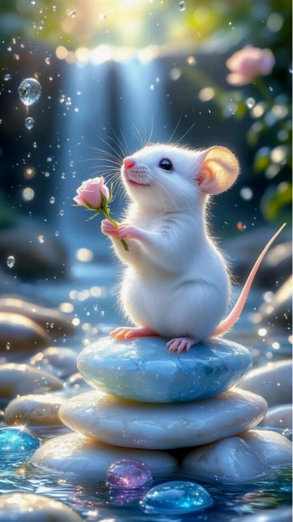 Hình nền tuổi thân chuột thiền an yên giữa thiên nhiên