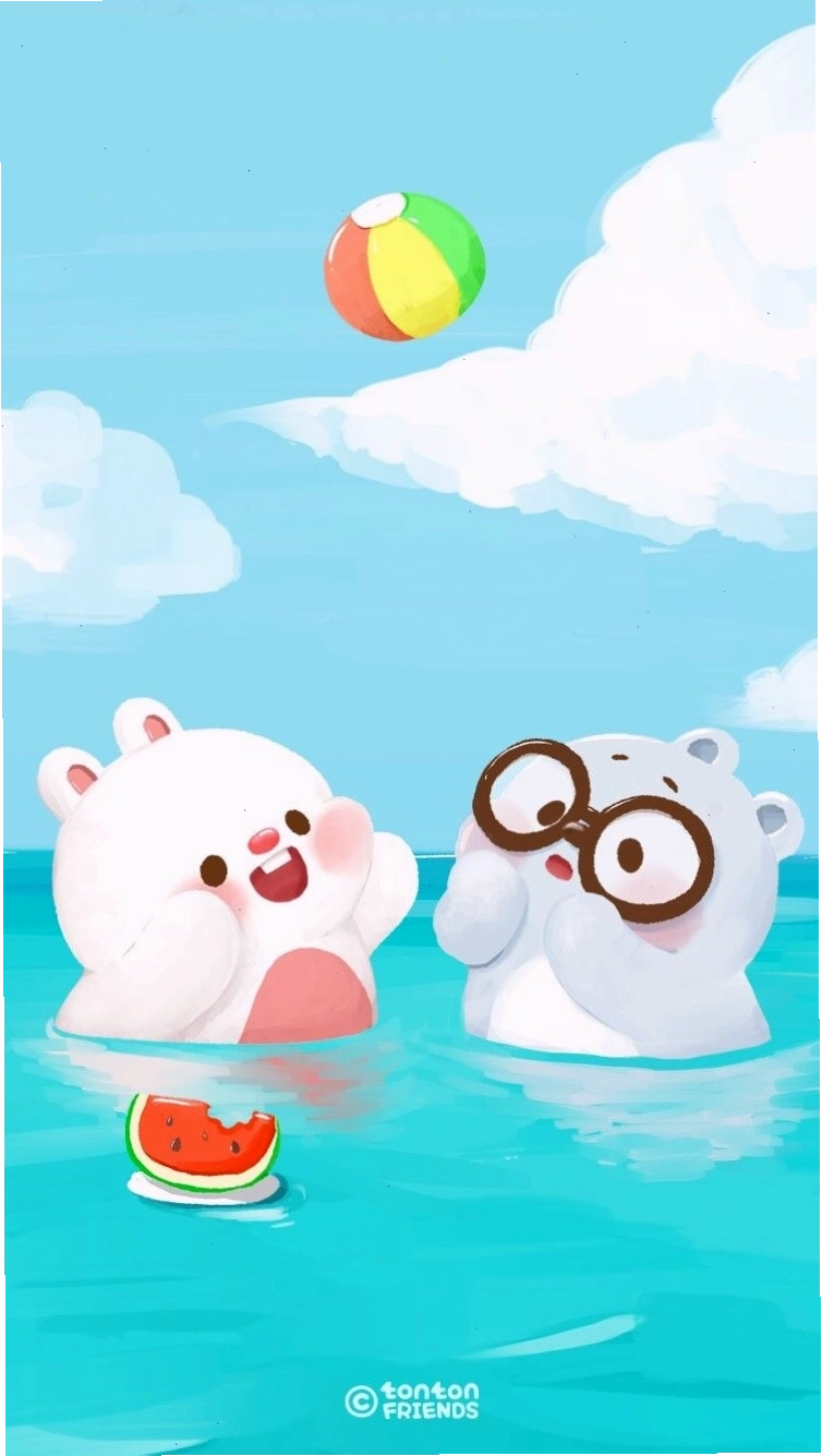 Hình vẽ dễ thương của Tonton Friends