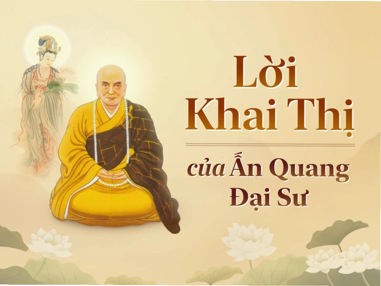 Lời khai thị của Ấn Quang Đại Sư