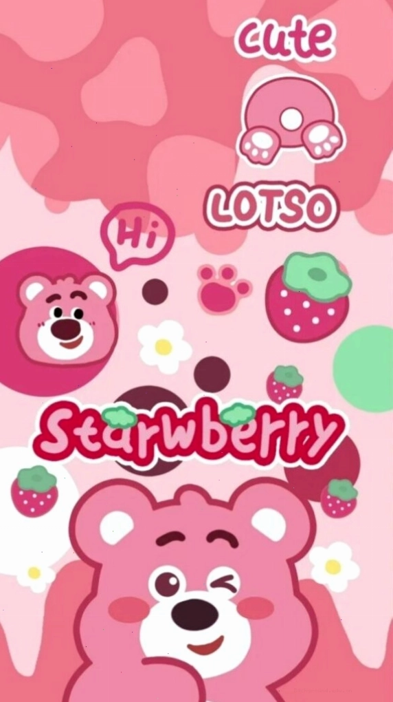 Lotso phong cách sticker hồng dễ thương