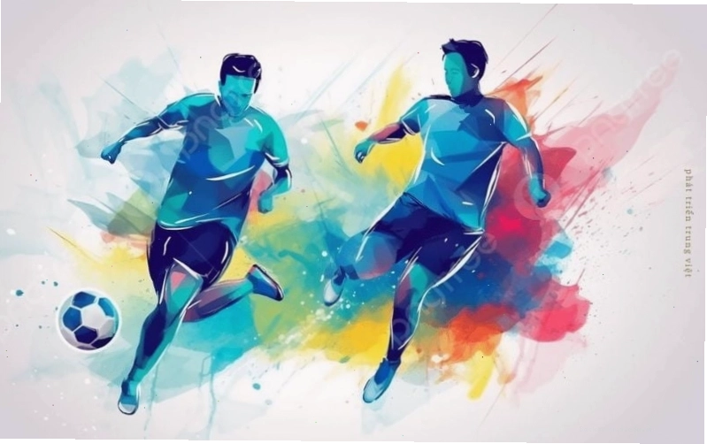 Mẫu background giải bóng đá