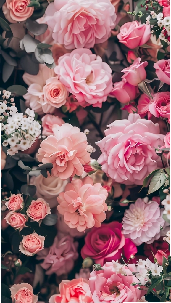 Mẫu đơn hồng nhẹ nhàng