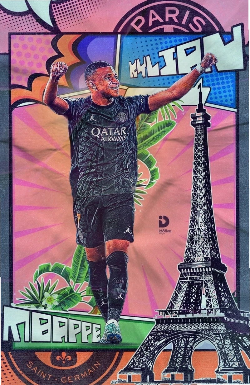 Mbappé trong trang phục Real Madrid (hình ảnh giả định)