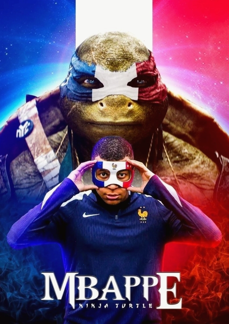 Mbappé trong trang phục thi đấu