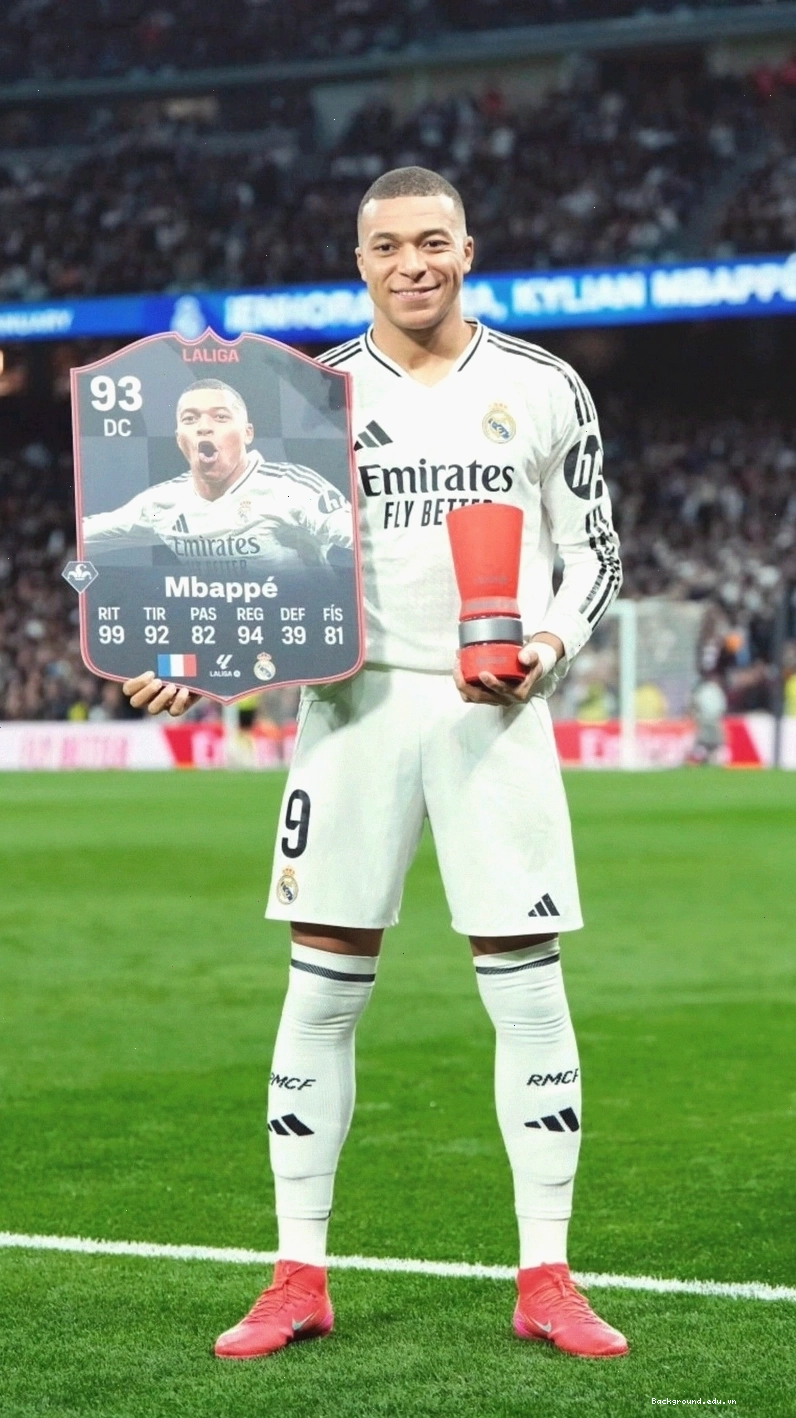 Mbappé trong trang phục thi đấu của PSG