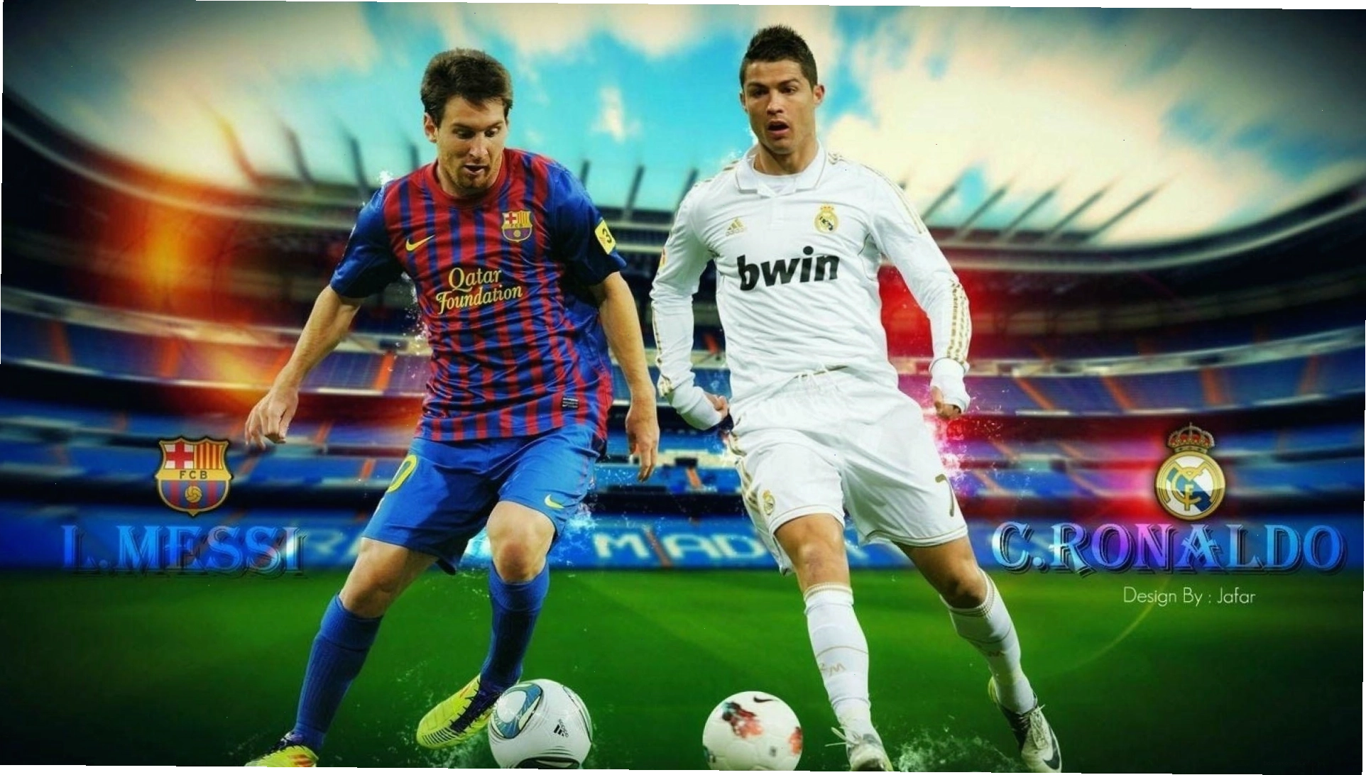Messi and Ronaldo Wallpaper Download