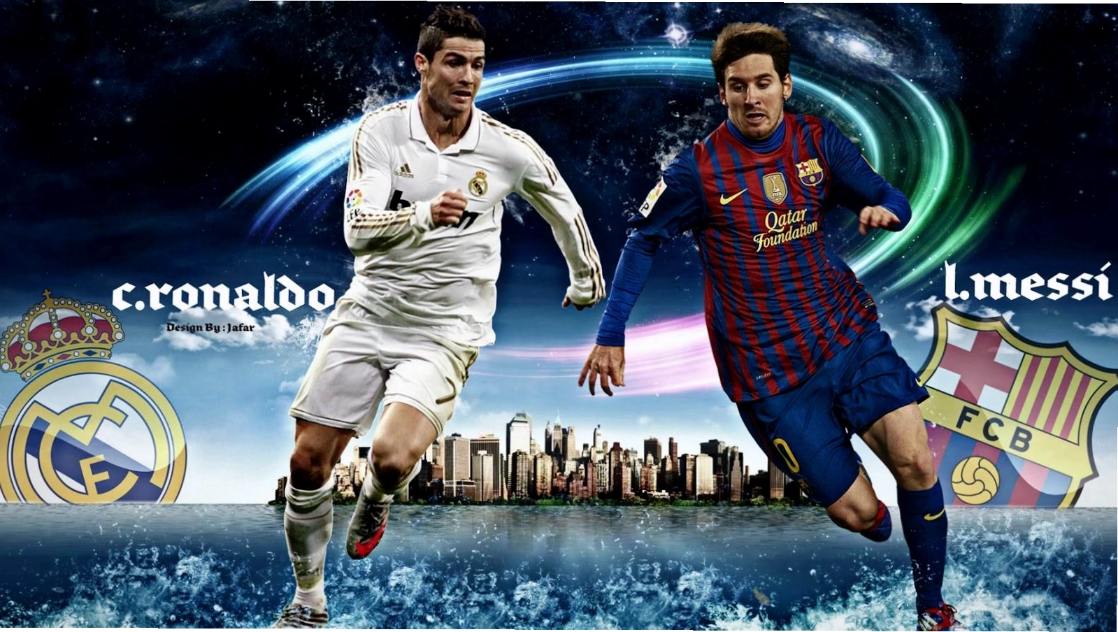 Messi vs Ronaldo Football Wallpaper HD