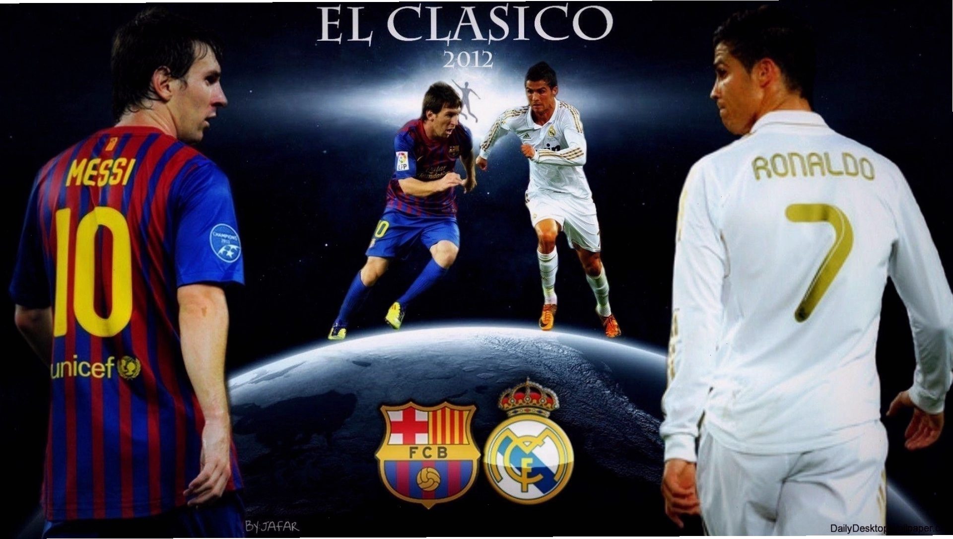Messi vs Ronaldo Wallpaper 2018 HD