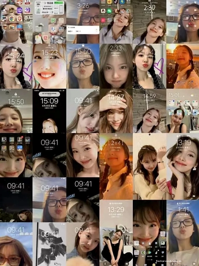 Nayeon TWICE selfie với nụ cười tươi tắn, được nhiều fan chọn làm hình nền điện thoại
