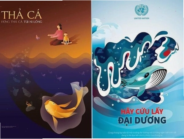 Nền poster tái hiện không khí lịch sử với tông màu trầm và họa tiết cổ điển