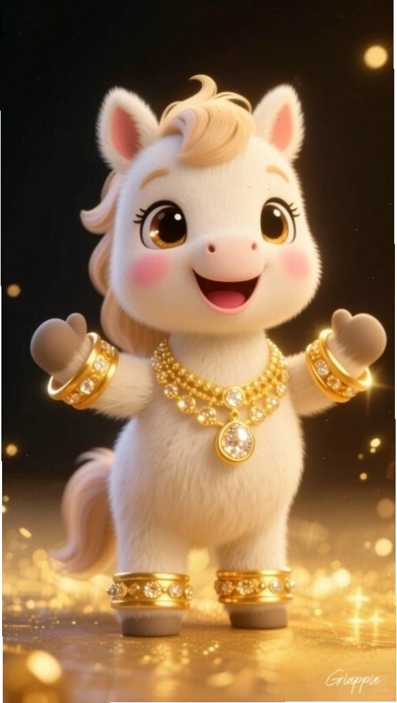 Ngựa vàng tài lộc sung túc cả năm