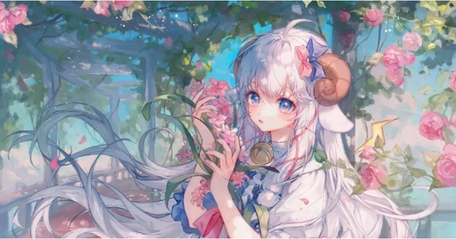 Nhân vật anime dễ thương trong hình nền điện thoại