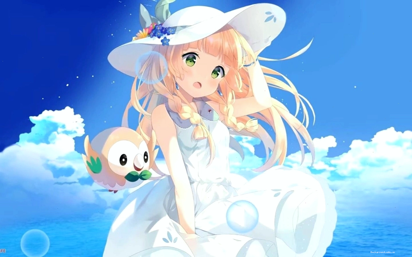 Nhân vật anime nữ đáng yêu với phong cách dễ thương