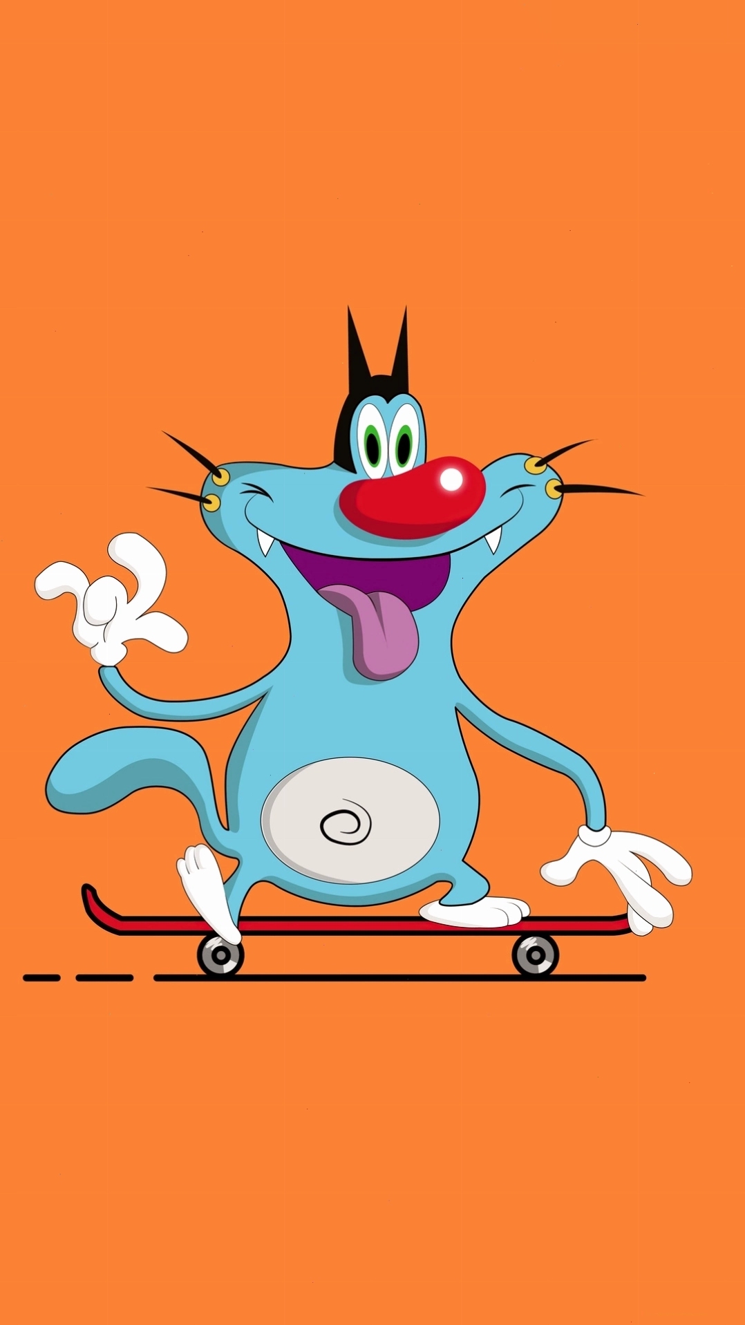 Oggy tinh nghịch trong bộ phim hoạt hình nổi tiếng