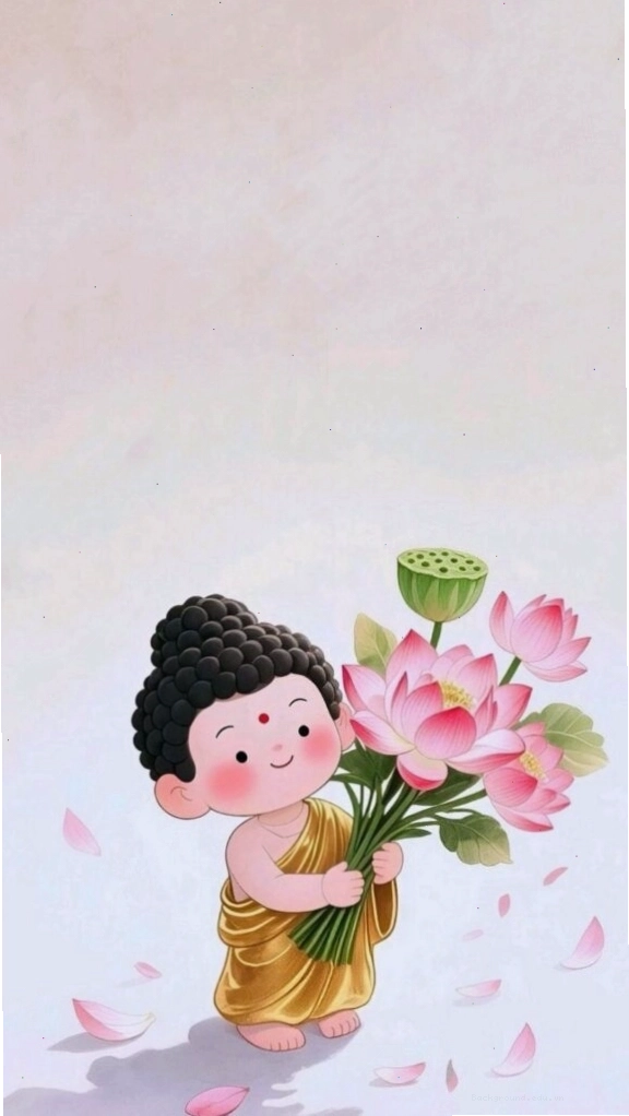 Sen hồng là biểu tượng của sự thiện lành và may mắn trên nền đen