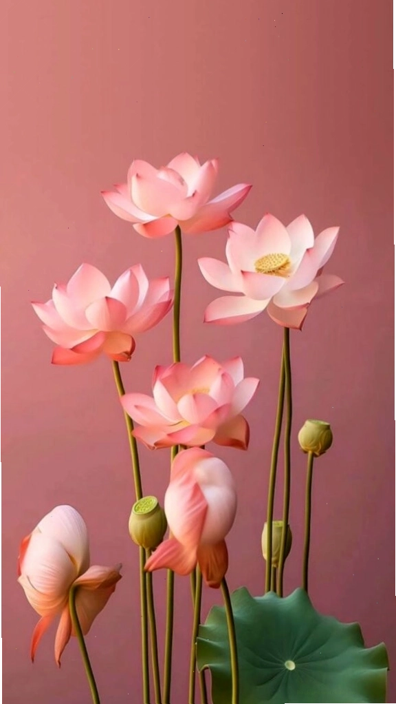 Sen hồng thuần khiết buổi sớm