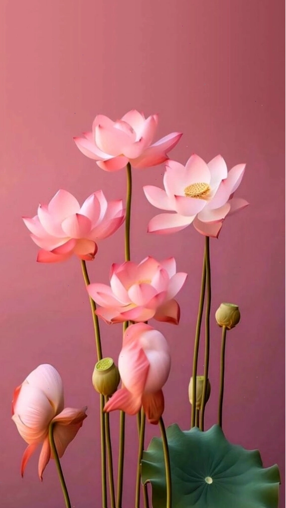 Sen hồng thuần khiết buổi sớm, mang vẻ đẹp thanh tao và tĩnh lặng