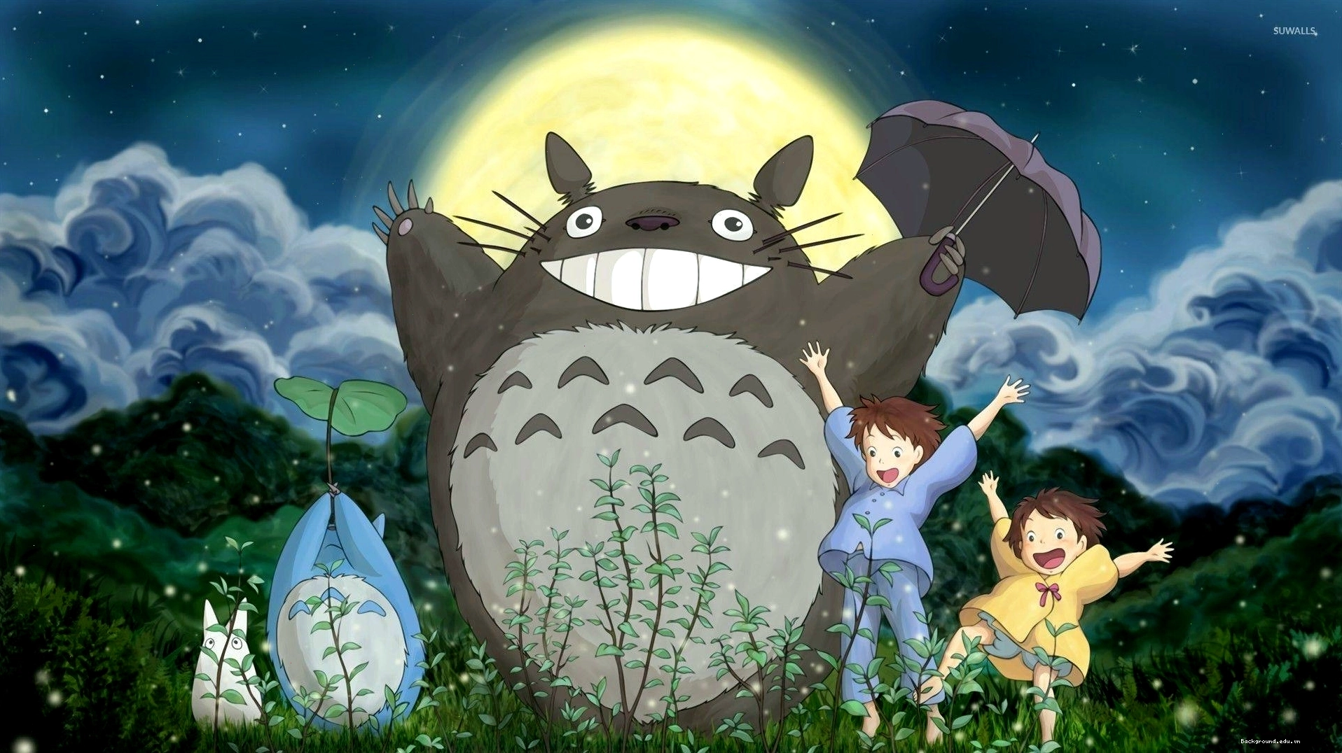 Totoro trong một khu rừng huyền ảo