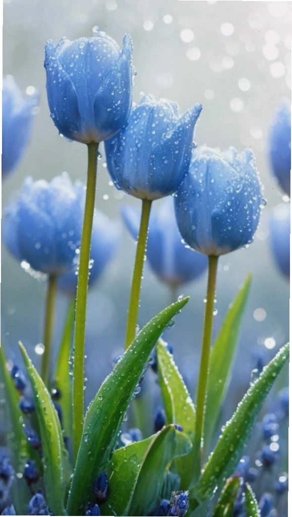Trọn bộ sưu tập hình nền hoa tulip tím