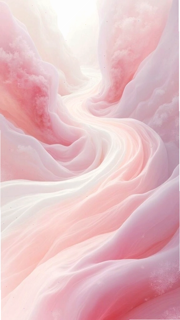 Vệt lụa hồng pastel mềm mại như giấc mơ nhẹ