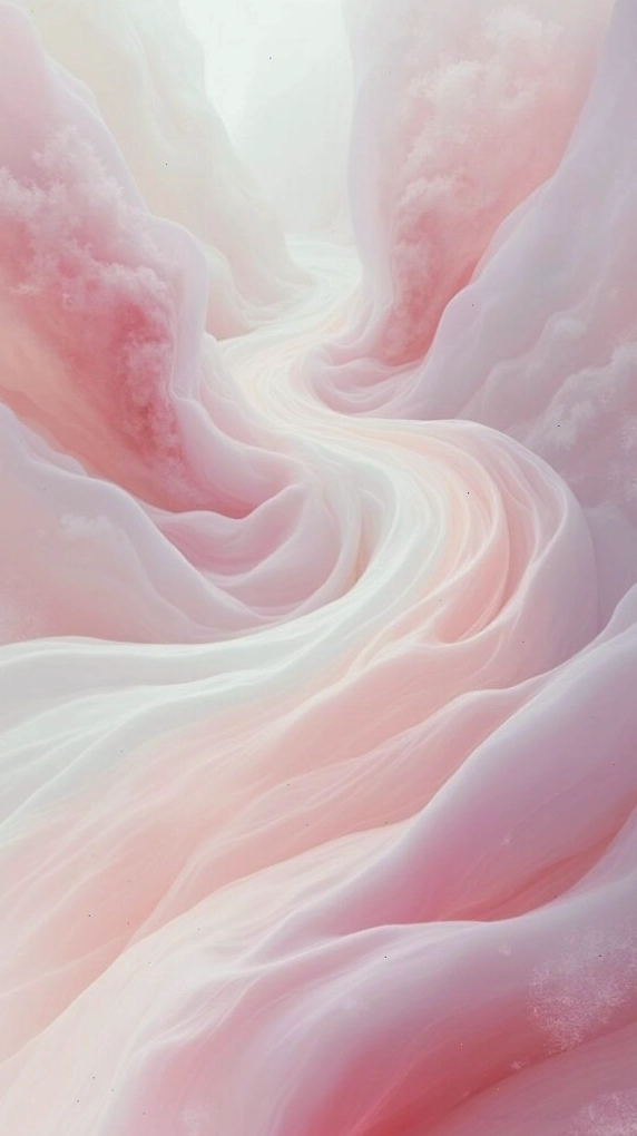 Vệt lụa hồng pastel mềm mại như giấc mơ nhẹ nhàng và thanh thoát