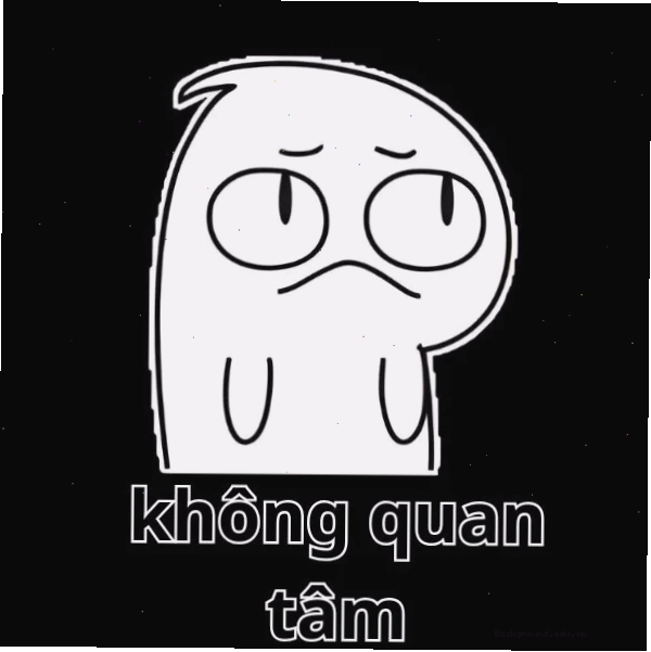 meme không quan tâm với biểu cảm lạnh lùng