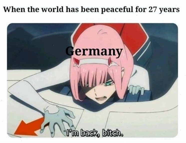 World War 2 anime girl historical meme representation