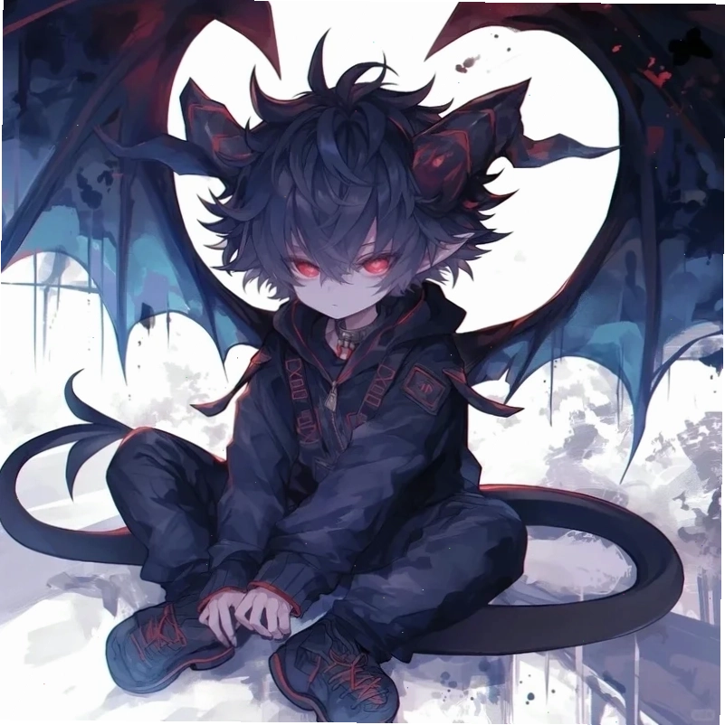 ảnh avatar anime boy phong cách cyberpunk độc đáo