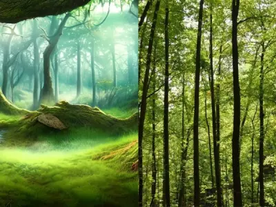 100+ ảnh background rừng cây đẹp huyền ảo, sắc nét 4K