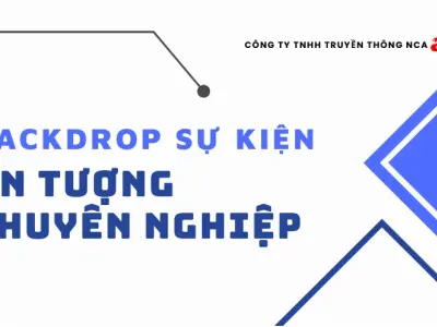 Mẫu thiết kế background sự kiện ấn tượng và chuyên nghiệp nhất 2026