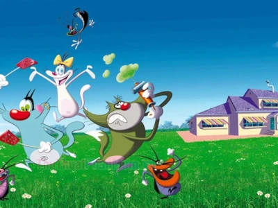 Hình nền Oggy: Bộ sưu tập ảnh mèo Oggy siêu hài hước và đáng yêu