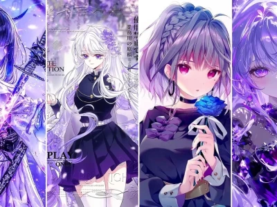 Sự thật đằng sau cơn sốt ảnh anime nữ tóc tím mắt xanh
